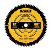 DEWALT DWA11280-12 In Carbide Circular Saw Blade 80 Tooth with 1 in Arbor For Fine Finishing (1 Pack)