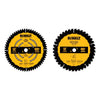 DEWALT DWA112CMB-12 In Carbide Circular Saw Blade 60 Tooth with 1 in Arbor For General Purpose Cutting (2 Pack)