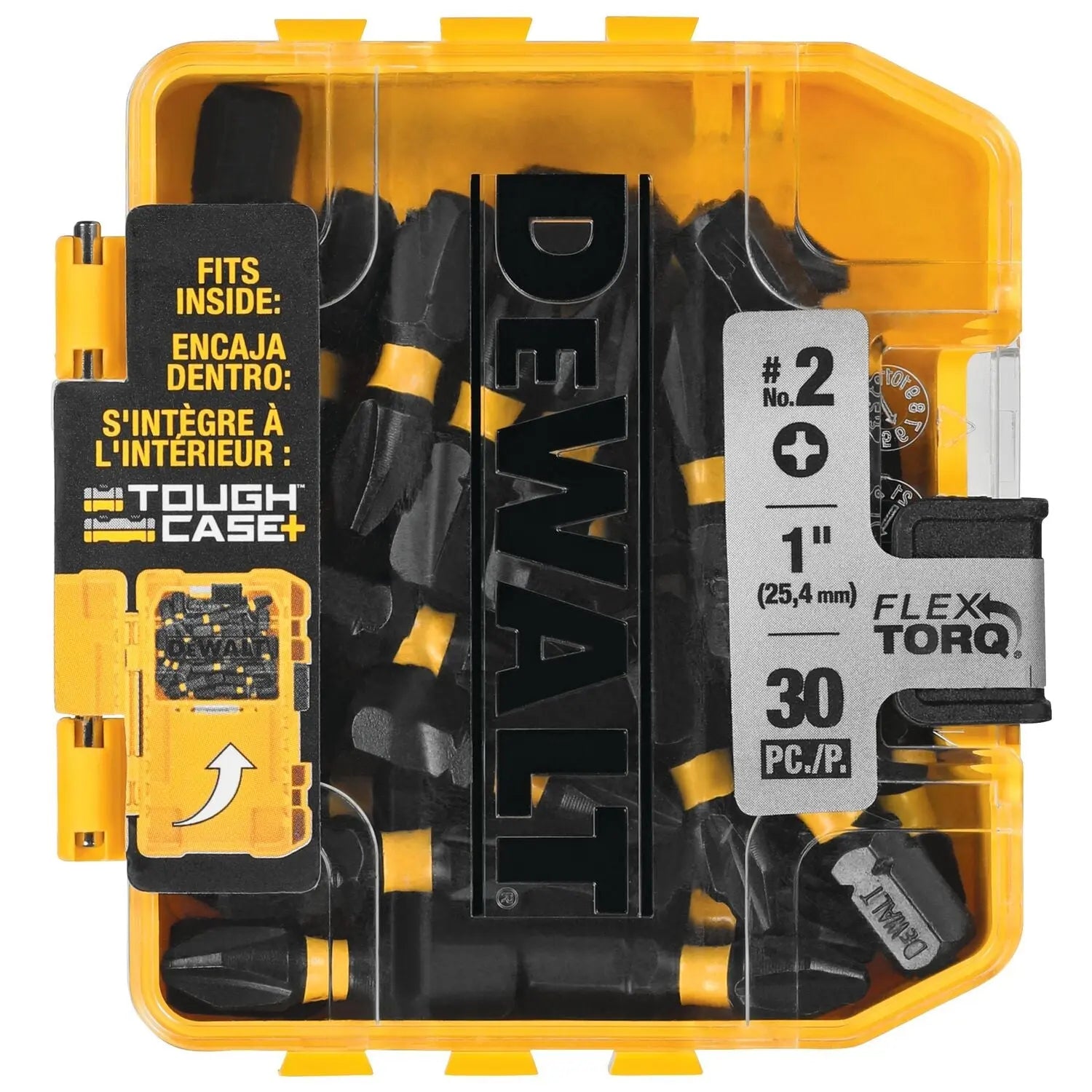 DEWALT DWA1PH2IR30-Flextorq Impact Driver Bit Set, Phillips, 1/4-Inch X 1-Inch, 30-Piece DEWALT