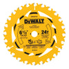 DEWALT DWA261224 – DEWALT 6-1/2 in. 24T Circular Saw Blade