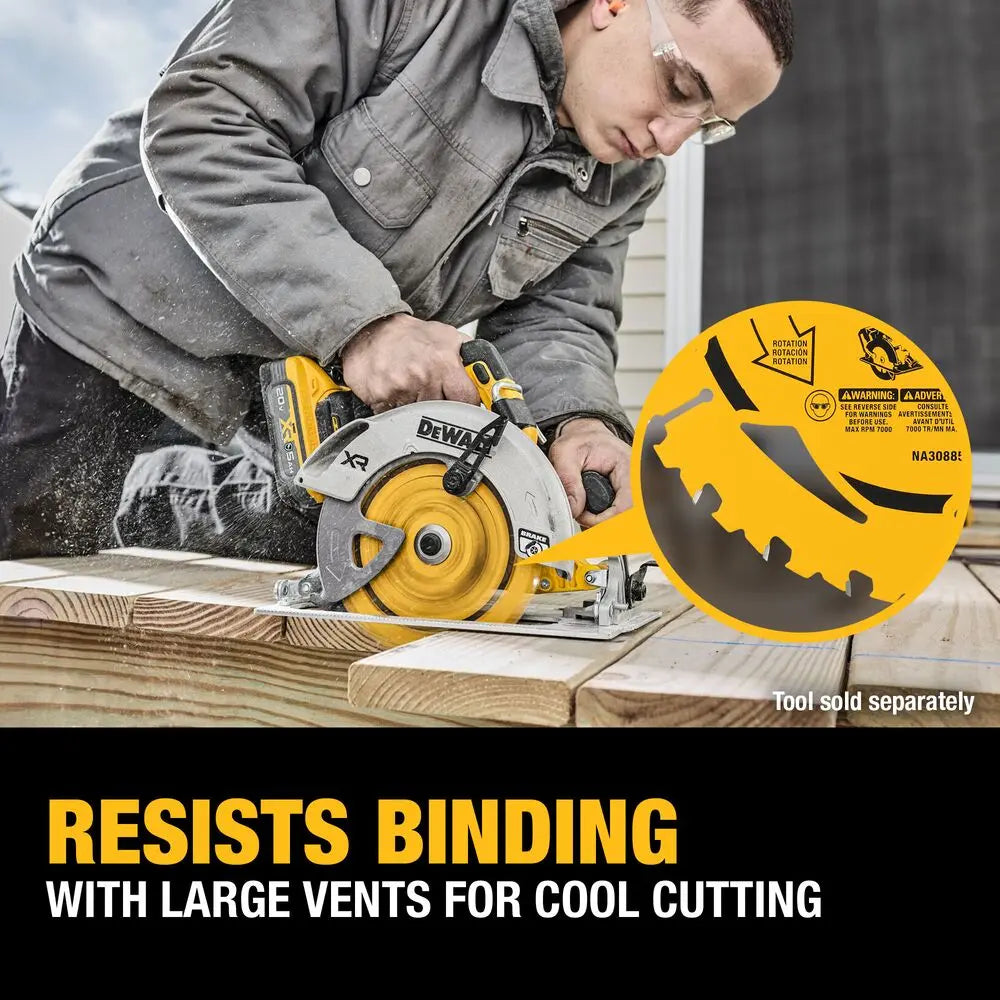 DEWALT DWA281424-8-1/4In 24T Single Blade - Wise Line Tools