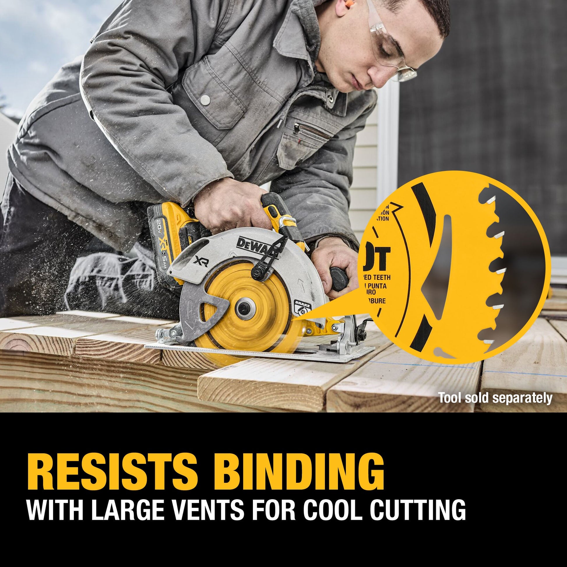 DEWALT DWA281440-8 1/4In 40T Single Blade - Wise Line Tools