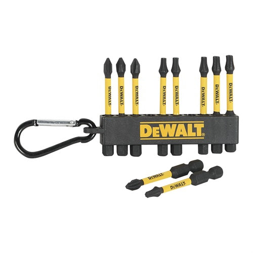 DEWALT DWA2MXB2IRCARC-FLEX TORQ 2.25IN MIX W/TX 10PK DR CARABI - Wise Line Tools