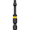 Embout Flextorq carré de 2 pouces DEWALT DWA2SQ2IRB, numéro 2, prêt pour l'impact