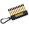 DEWALT DWA3SQ2IRCARC-FLEX TORQ 3.5PO 2SQ 10PK DR MOUSQUETON