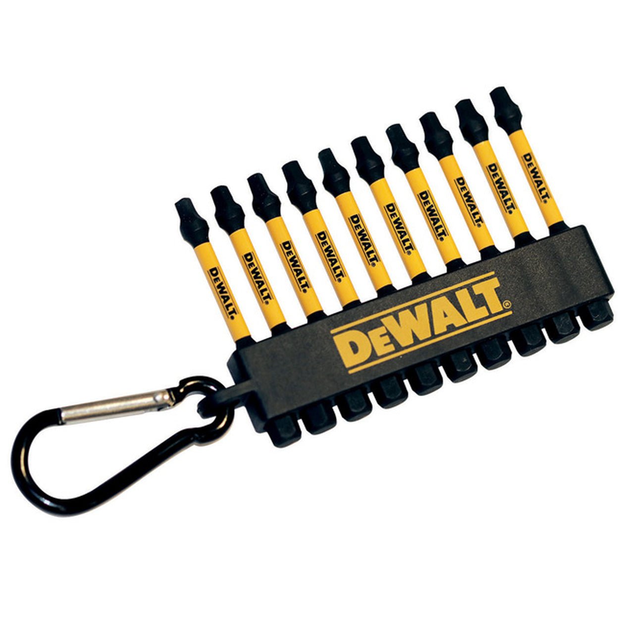 DEWALT DWA3SQ2IRCARC-FLEX TORQ 3.5IN 2SQ 10PK DR CARABINER - Wise Line Tools