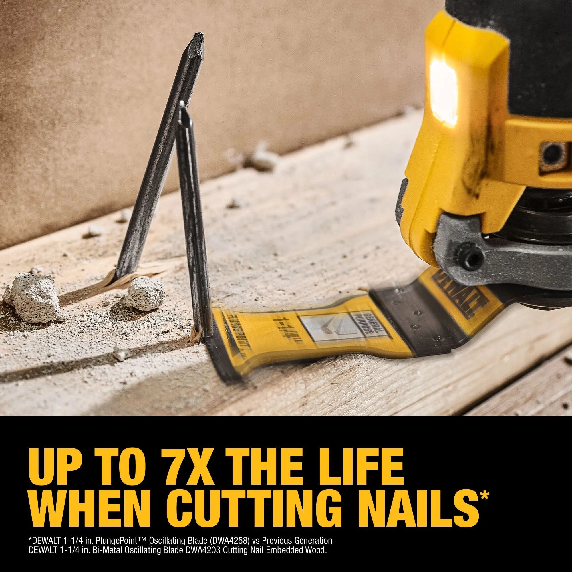 DEWALT DWA4258B25 – DEWALT OSC 1 1/4" PLUNGEPOINT General Purpose Blade 25PK DEWALT