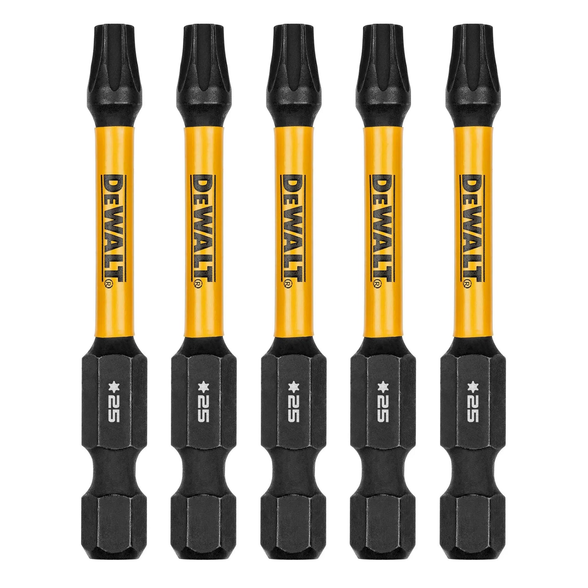 DEWALT DWAF2TX25IR5 – DEWALT 2.25In Torx T25 Flextorq 5Pk DEWALT