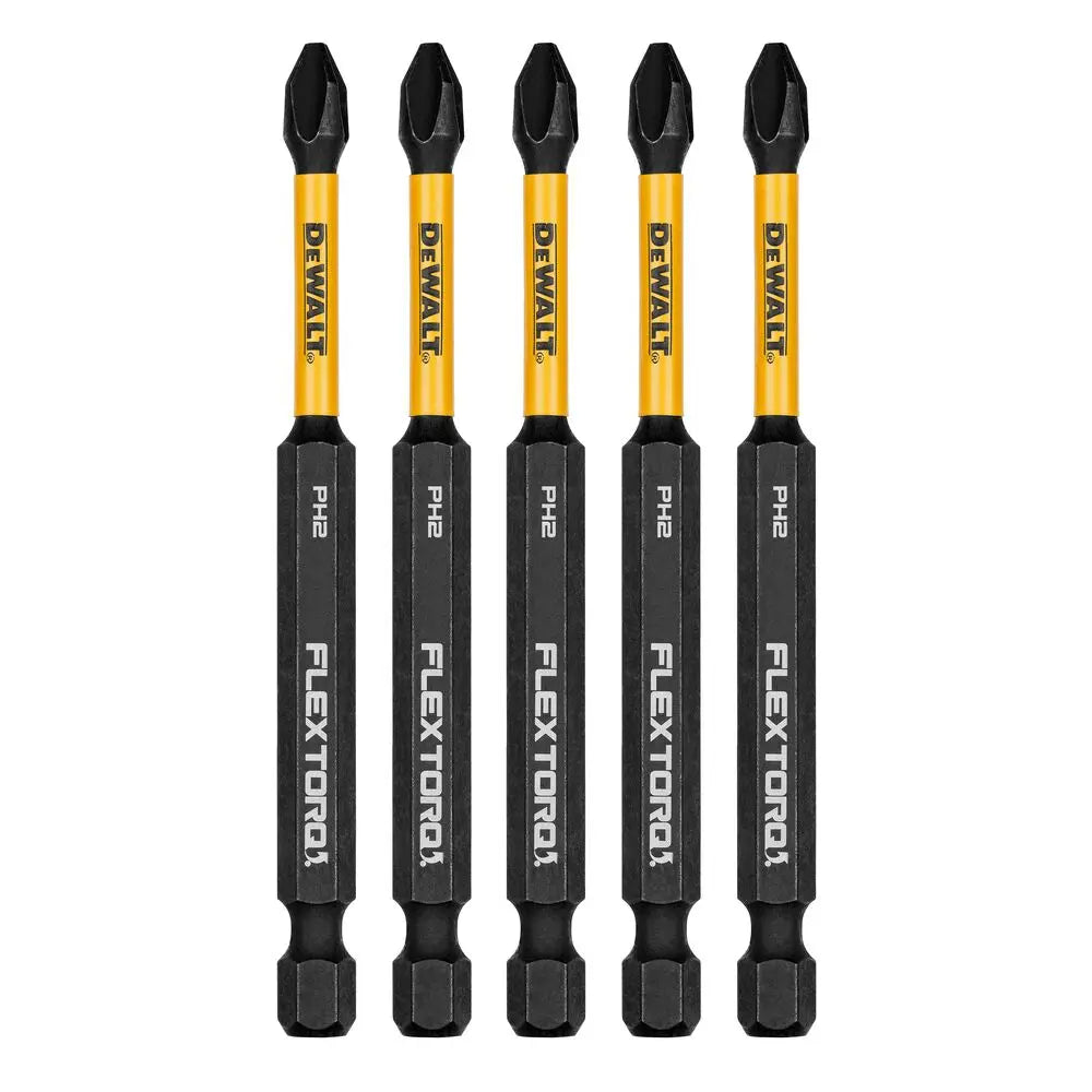 DEWALT DWAF3PH2IR5 - DEWALT 3.5In Phillips #2 Flextorq 5Pk DEWALT