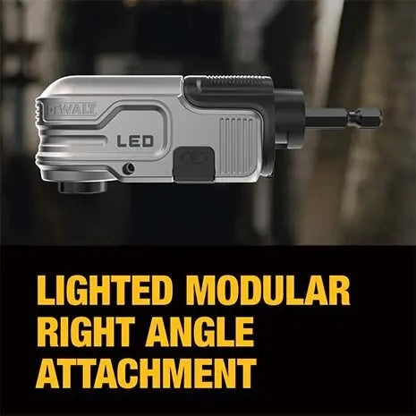 DEWALT DWALRAFT – DEWALT FLEXTORQ Lighted Modular Right Angle Attachment DEWALT