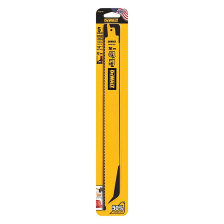 DEWALT DWAR160-12In 10Tp Demo Recip Bld-5Pk - Wise Line Tools