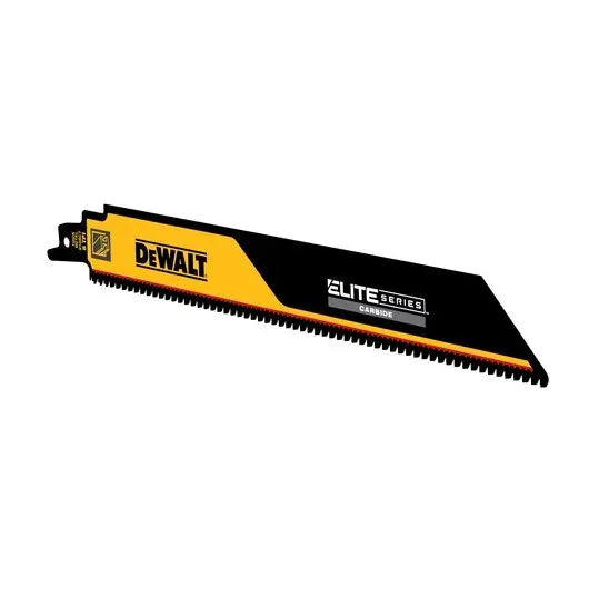 DEWALT DWAR9108CT-1-ELITE SERIES 9 In Carbide Reciprocating Saw Blade 8 TPI (1 Pack) DEWALT