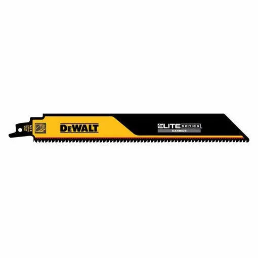DEWALT DWAR9108CT-3-ELITE SERIES 9 In Carbide Reciprocating Saw Blade 8 TPI (3 Pack) DEWALT