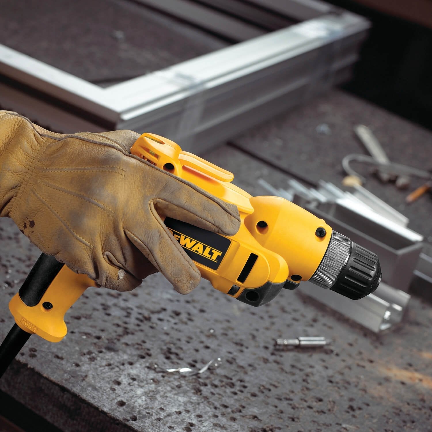 DEWALT DWD110K-Corded Drill, 7.0-Amp, 3/8-Inch, Pistol Grip DEWALT
