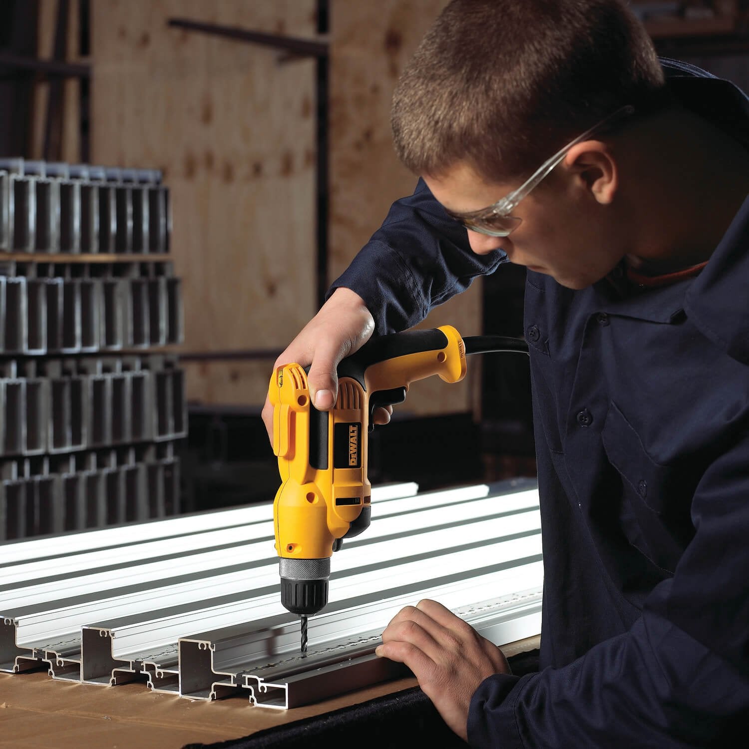 DEWALT DWD110K-Corded Drill, 7.0-Amp, 3/8-Inch, Pistol Grip DEWALT