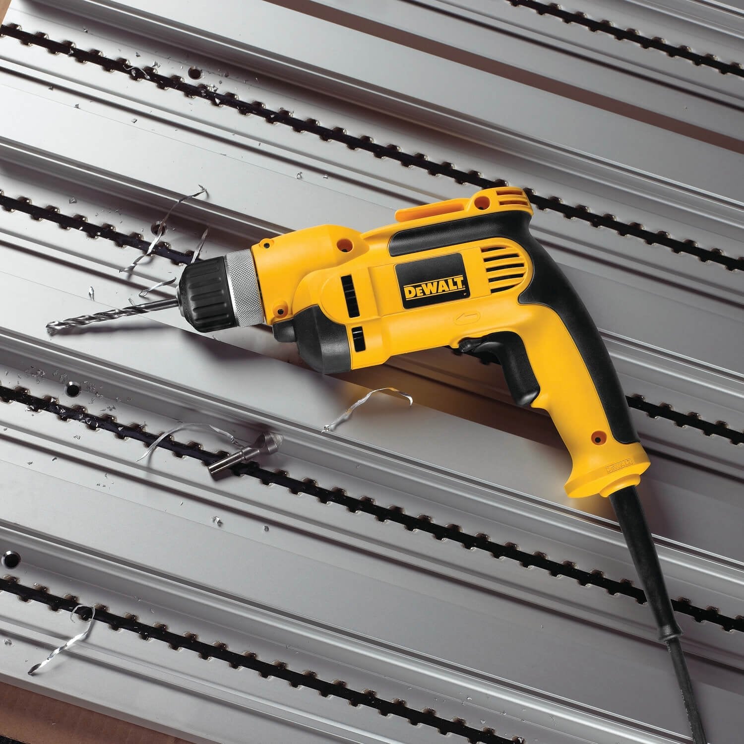 DEWALT DWD110K-Corded Drill, 7.0-Amp, 3/8-Inch, Pistol Grip DEWALT