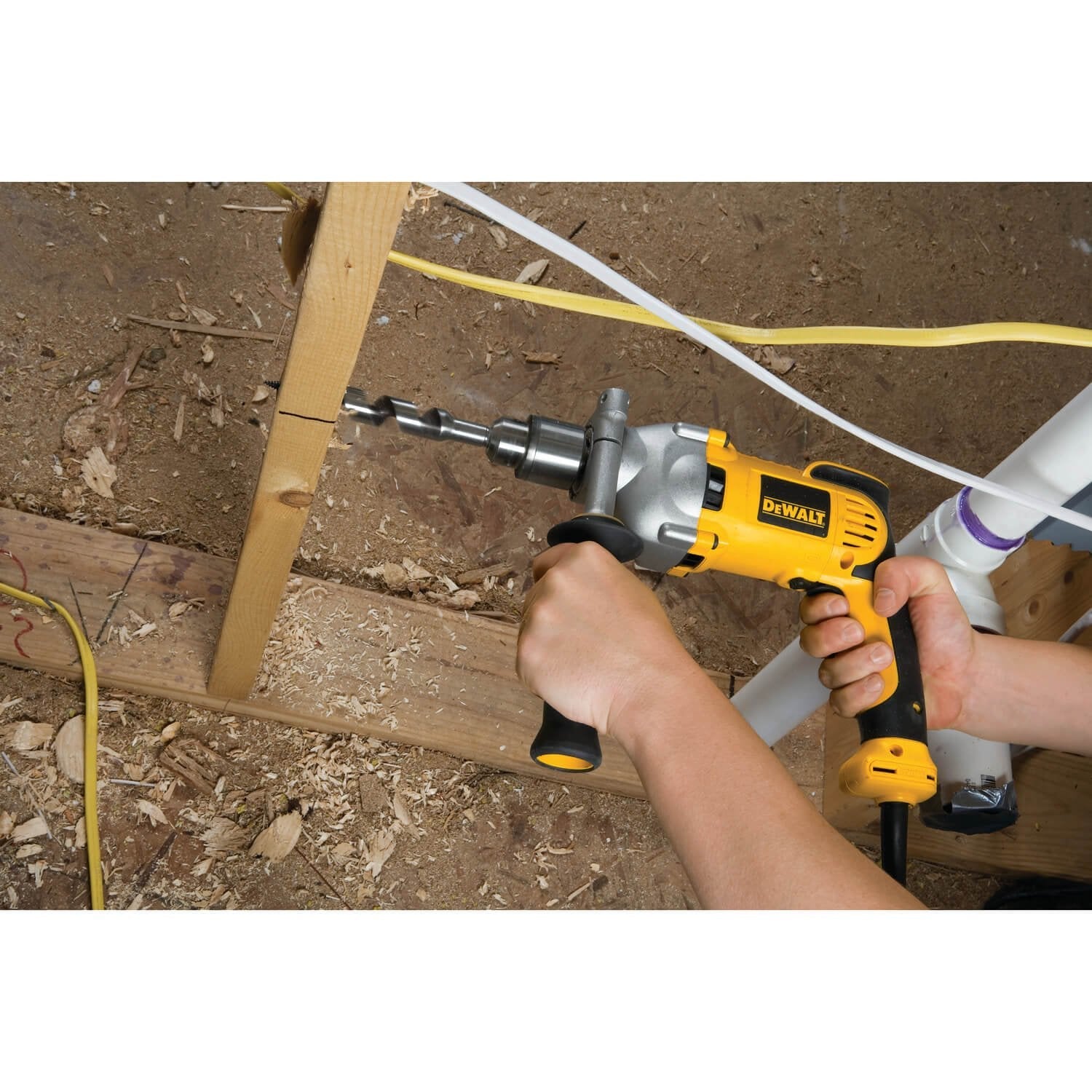 DEWALT DWD210G-Electric Drill, Pistol-Grip, 1/2-Inch, 10-Amp DEWALT