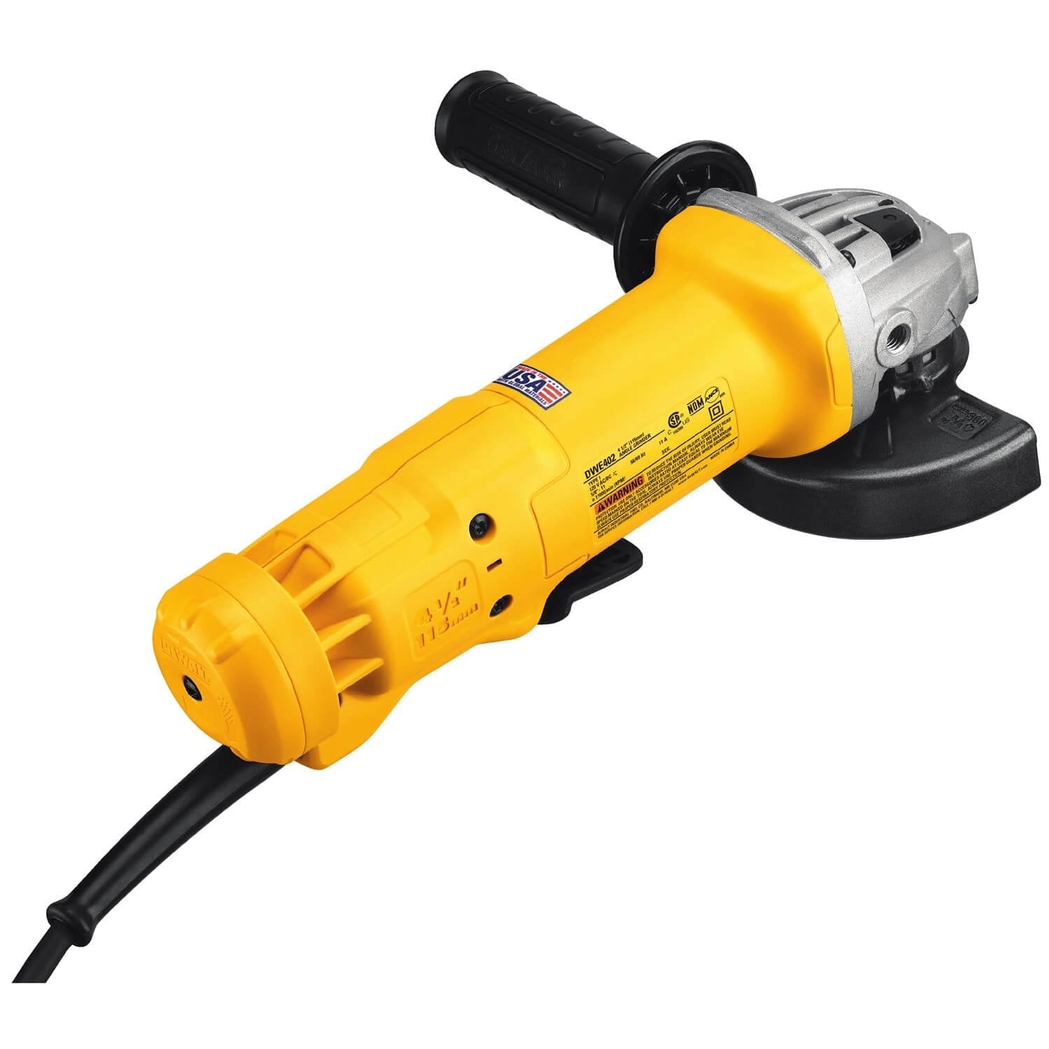 DEWALT DWE402-Angle Grinder Tool, Paddle Switch, 4-1/2-Inch, 11-Amp - Wise Line Tools