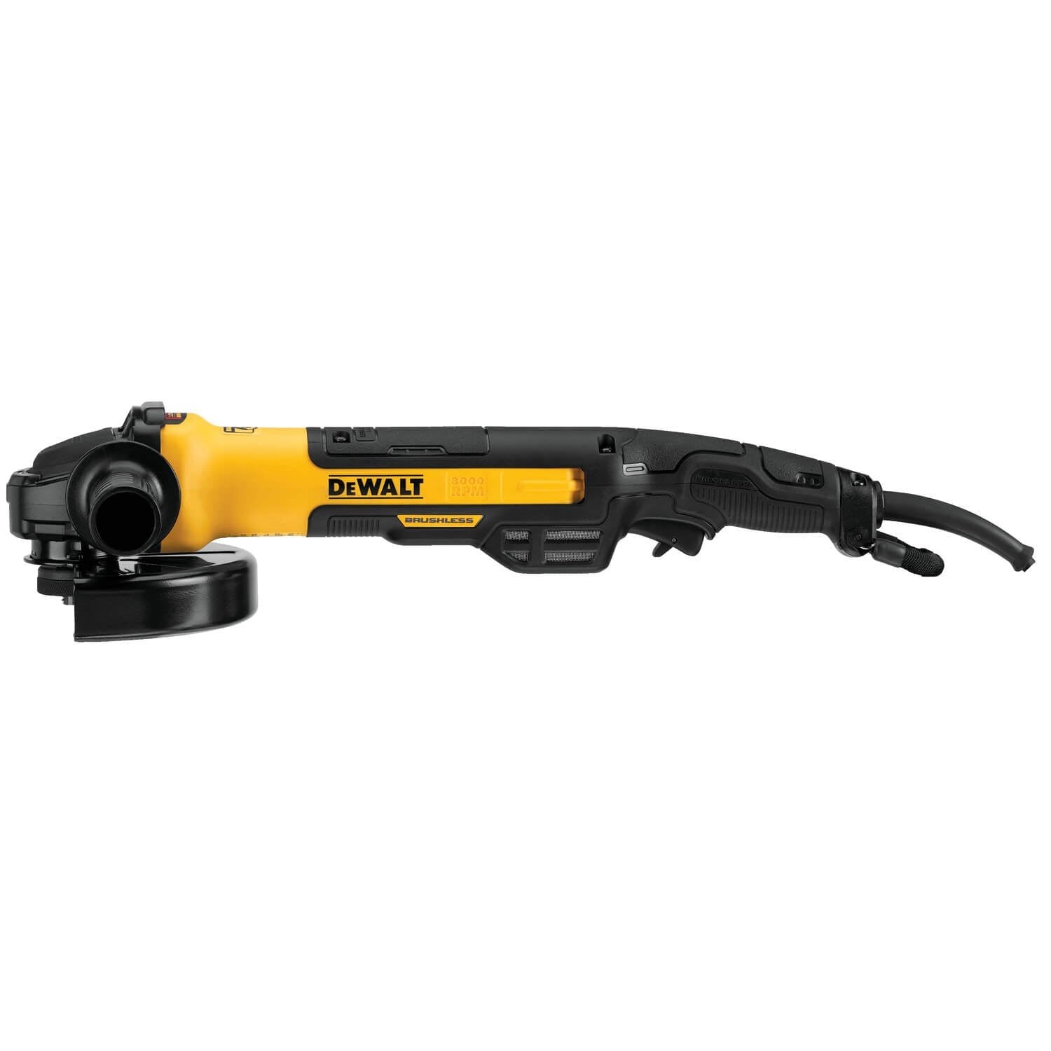DEWALT DWE43840CN-Angle Grinder, Rat Tail, 7-Inch, 13-Amp - Wise Line Tools