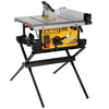 DEWALT DWE7491X 10-Zoll-Tischkreissäge mit Scherenständer
