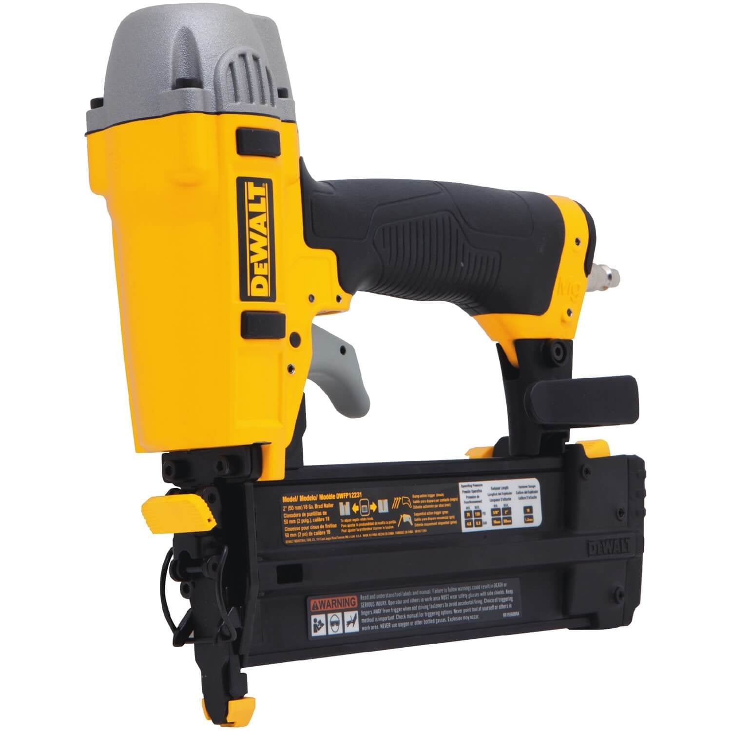 DEWALT DWFP12231 Pneumatic 18-Gauge 2-Inch Brad Nailer Kit - Wise Line Tools
