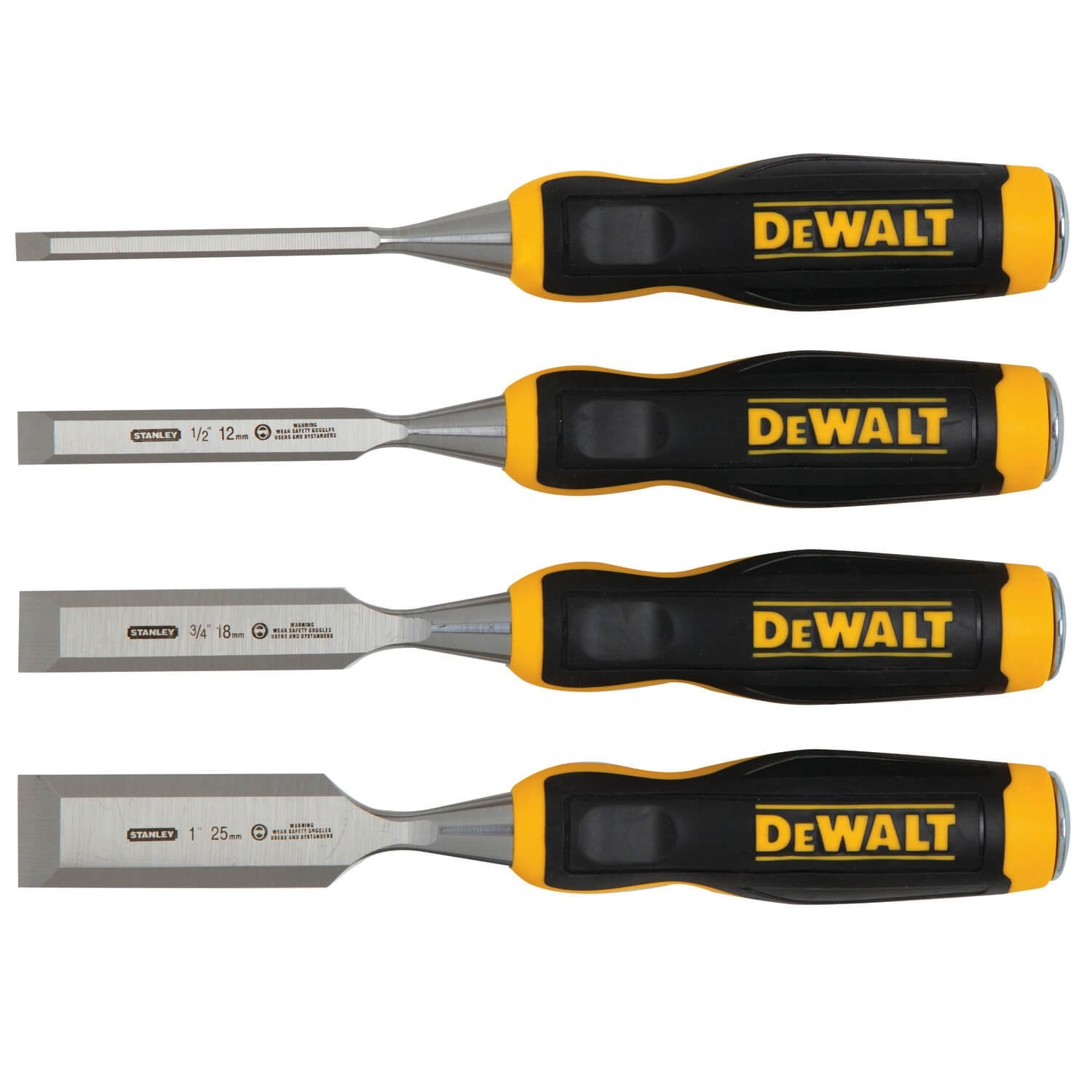 DEWALT DWHT16063-4 pc Wood Chisel Set - Wise Line Tools