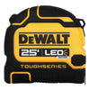 DEWALT DWHT35625S-TOUGHSERIES 25 FT Lighted Tape Measure