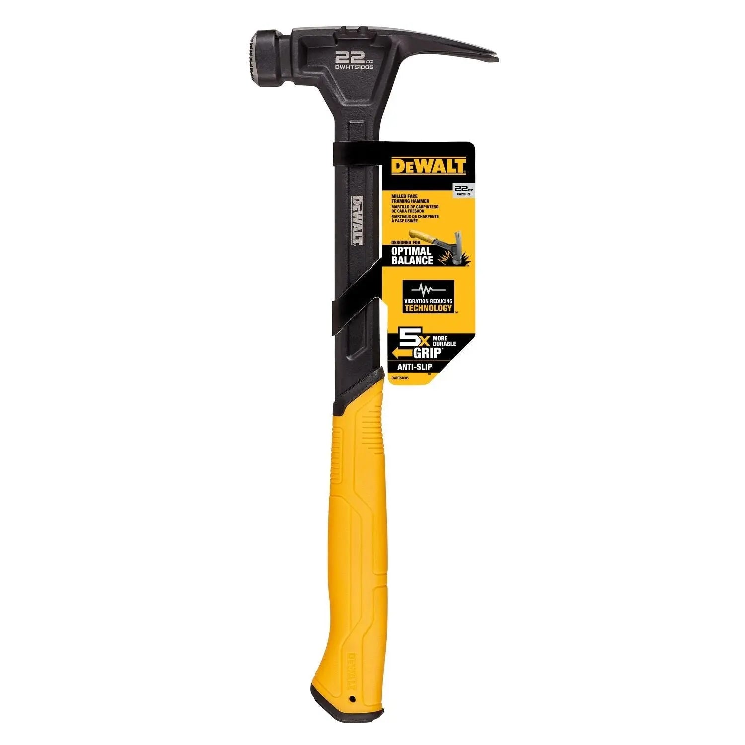 DEWALT DWHT51005-22 oz. Steel Framing Hammer - Wise Line Tools