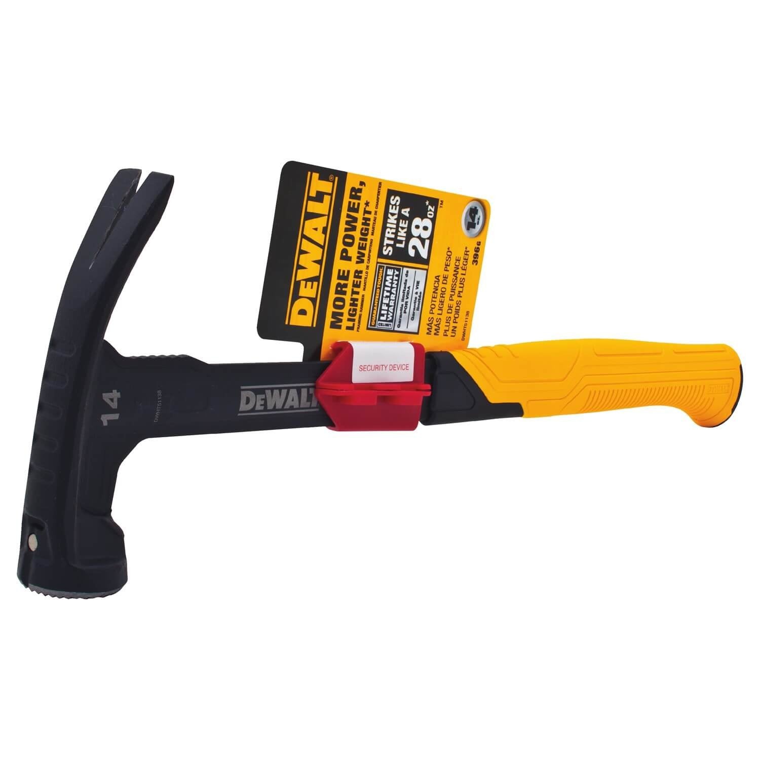 DEWALT DWHT51138X-TOUGHSERIES XP 1 Pc. Steel 14 Oz. Mig Weld Framing Hammer - Wise Line Tools
