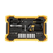 DEWALT DWMT45402-131 pc. 1/4 in. and 3/8 in. Mechanic Tool Set with ToughSystem 2.0 Tray and Lid - Wise Line Tools