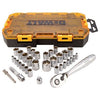 Jeu de 4 douilles DEWALT DWMT73804-1/4 po et 3/8 po
