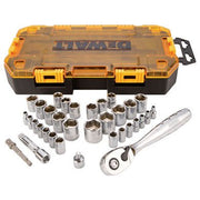 DEWALT DWMT73804-34 pc. 1/4 in. and 3/8 in. Drive Socket Set - Wise Line Tools