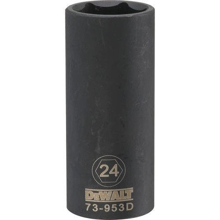 DEWALT DWMT73953OSP-Dwmt 6Pt 1/2'' Dr Dp Im Skt 24 Mm - Wise Line Tools