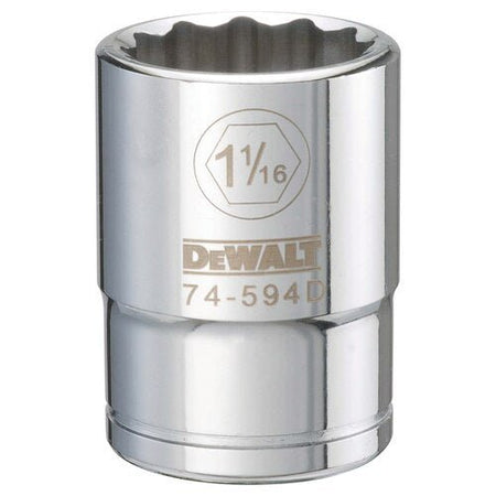 DEWALT DWMT74594OSP-Dwmt 12Pt 3/4In Dr Skt 1-1/16 SAE - Wise Line Tools
