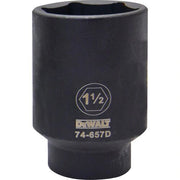 DEWALT DWMT74657OSP-Deep Impact Socket, Sae, 1/2-Inch Drive, 1-1/2-Inch, 6-Point - Wise Line Tools