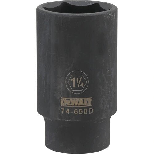 DEWALT DWMT74658OSP-Dwmt 6Pt 1/2In Dr Dp Im Skt 1-1/4In SAE - Wise Line Tools