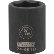 DEWALT DWMT74661OSP-Dwmt 6Pt 1/2In Dr Im Skt 13/16In SAE - Wise Line Tools