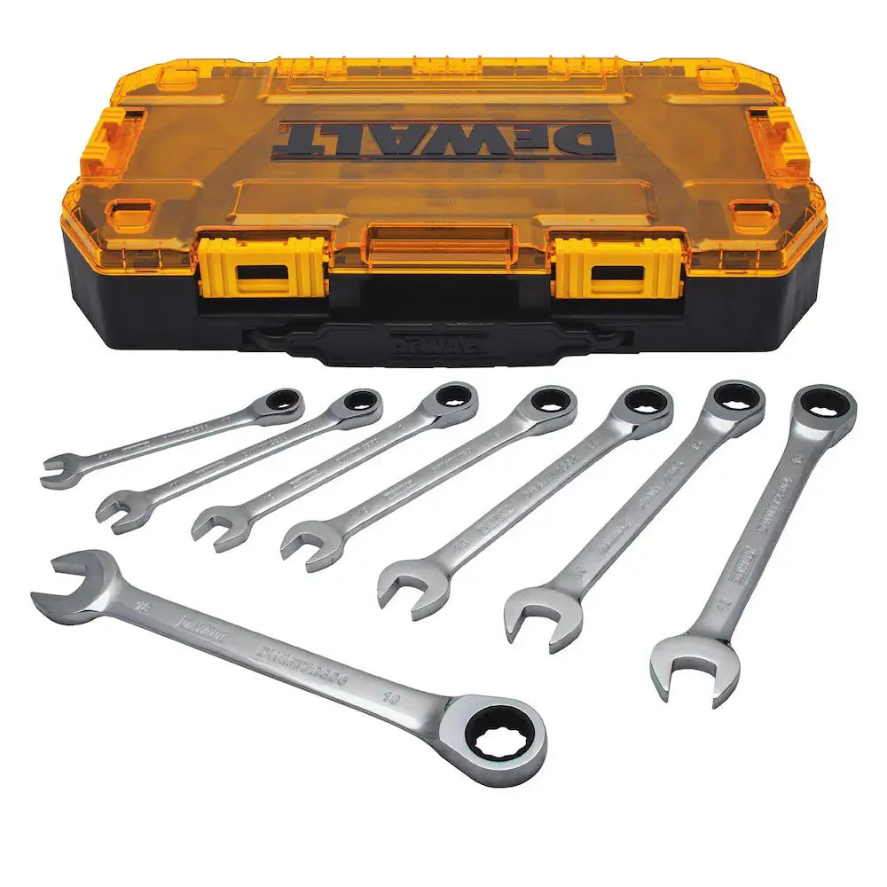 DEWALT DWMT74734 - 8pc Metric Ratcheting Wrench Set DEWALT