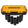 DEWALT DWMT74736-Deep Impact Steckschlüsselsatz, 7-teilig, 1/2" Antrieb SAE