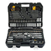 Jeu de douilles DEWALT DWMT75000 pour mécaniciens, 200 pièces, entraînement 1/4", 3/8" et 1/2", mm/SAE