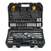 DEWALT DWMT75000-Drive Socket Set For Mechanics, 200-Piece, 1/4" & 3/8" & 1/2" Drive, Mm/SAE - Wise Line Tools