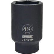 DEWALT DWMT75101OSP-6 Point 1/2" Drive Deep Impact Socket 1-3/8" SAE - Wise Line Tools
