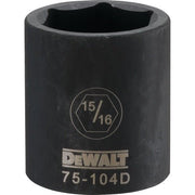 DEWALT DWMT75104OSP-Dwmt 6Pt 1/2In Dr Im Skt 15/16In SAE - Wise Line Tools