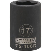 DEWALT DWMT75106OSP-Dwmt 6Pt 1/2In Dr Im Skt 17 Mm - Wise Line Tools