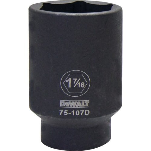 DEWALT DWMT75107OSP-6 Pt 1/2" Deep Drive Impact Socket 1-7/16In SAE - Wise Line Tools