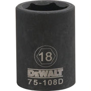 DEWALT DWMT75108OSP-Dwmt 6Pt 1/2In Dr Im Skt 18 Mm - Wise Line Tools
