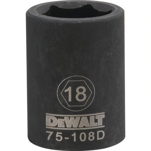DEWALT DWMT75108OSP-Dwmt 6Pt 1/2In Dr Im Skt 18 Mm - Wise Line Tools