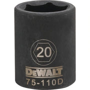 DEWALT DWMT75110OSP-Dwmt 6Pt 1/2In Dr Im Skt 20 Mm - Wise Line Tools