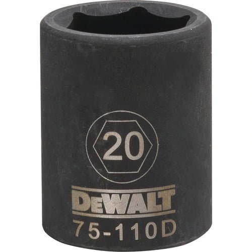 DEWALT DWMT75110OSP-Dwmt 6Pt 1/2In Dr Im Skt 20 Mm - Wise Line Tools