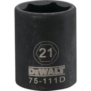 DEWALT DWMT75111OSP-Dwmt 6Pt 1/2In Dr Im Skt 21 Mm - Wise Line Tools